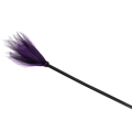Scopa da strega di Halloween con rete viola e manico nero per decorazione - Viola