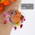 Glittering squirrel hair clip with sequins and mesh for Thanksgiving holiday party dress - Squirrel Style
