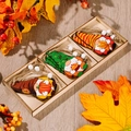 Set di ciondoli gnomi in legno con scatola portaoggetti per decorazioni autunnali - Stile Gnomo Raccolto B