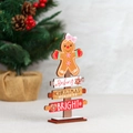 Lebkuchenmann Weihnachtsdeko aus Holz mit Schriftzug Baking und Christmas Memories - Lebkuchenmann