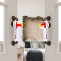 Fundas navideñas de muñeco de nieve Let It Snow para manijas de nevera y puertas - Muñeco de Nieve