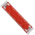 Chemin de table de Noël rouge avec gnomes festifs et motifs de flocons de neige - Chemin de Table Gnome Rouge / Rouge