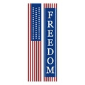 Independence Day patriotic door banners set with Freedom text and classic flag patterns - FREEDOM (5)