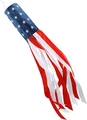 Klassischer US-Flaggen-Windsack mit Sternen und rot-weißen Streifen für die Gartendekoration - Klassische Stars and Stripes (01)