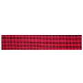Klassischer rot-schwarzer Buffalo Plaid Tischläufer für europäische Weihnachtsdekoration - Rot-Schwarz Kariert (Karierter Stoff-Tischläufer)