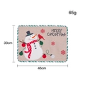 Set de table de Noël avec bonhomme de neige et texte Merry Christmas, taille 46x33cm - Style Bonhomme de Neige (Set de Table Bonhomme de Neige)