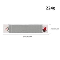 Runner da tavola natalizio grigio con motivi pupazzo di neve e Babbo Natale, 176x34 cm - Bandiera da tavolo