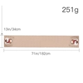 Christmas snowman embroidery burlap table runner measuring 71 by 13 inches for holiday decor - 182cmx34cm / Snowman Table Runner