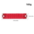 Chemin de table de Noël avec motif Père Noël à carreaux rouges et texte Joyeux Noël - Chemin de Table Plaid Rouge