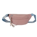 Sac de poitrine rose pour femme avec bandoulière bleue et étiquette de mode - Avec Pendentif Étoile / Rose