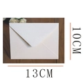 Elegant 13x10cm pearlescent cream paper envelope with classic V-flap and matte texture - 13x10cm Rectangular Style (150G Small RSVP Envelope)