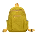 Zaino impermeabile in nylon giallo senape per il pendolarismo quotidiano e i viaggi - Giallo