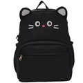 Niedlicher schwarzer japanischer Cartoon-Rucksack mit Katzenohren und Ita-Bag-Tasche - Schwarze Katze