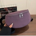 Marsupio alla moda in nylon oxford viola con cinturino regolabile per sport e ciclismo - Viola