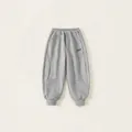 Pantalones deportivos gris claro para niño con cintura elástica y puños - Gris Vigoré / 110