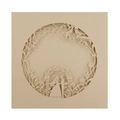 Elegant champagne gold laser-cut wedding invitation featuring romantic silhouette design - Beige Gold