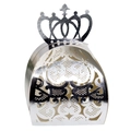 Elegant silver mirror crown laser cut candy box for wedding party favors packaging - Reflective Silver