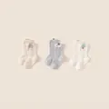 Pack de 3 pares de calcetines de invierno de forro polar con osos y ovejas para bebés - M 12-14cm / Reino del Bosque