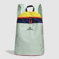 Wasserdichter leichter Kontrast-Rucksack in Minzgrün und Gelb, sportlicher Stil - Grün