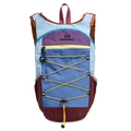 Mehrfarbiger Kordelzug-Rucksack in Hellblau und Lila für Outdoor-Reisen und Sport - Dämmerungsblau