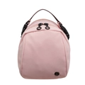 Borsa sportiva rosa chiaro in nylon ripstop con logo M e manico nero confortevole - Rosa