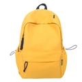 Mochila escolar amarilla y azul marino de estilo japonés con gran bolsillo frontal - Amarillo