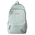 Sac à dos étudiant vert menthe style japonais avec étoiles et broderie SJN - Sans Pendentif / Vert