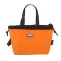 Borsa a mano sportiva arancione e nera con tracolla regolabile per uso quotidiano - Arancione