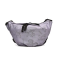 Lavendelfarbene Brusttasche mit Teddybär-Druck und Vamtac-Schriftzug für Damen - Lila