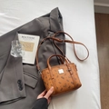 Sac à main marron avec imprimé ours et bandoulière réglable pour mode urbaine - Sans Pendentif / Marron