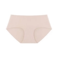 Detail of seamless skin-friendly women's underwear with a smooth raw-cut edge finish - Beige