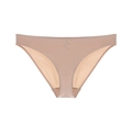 Culotte sans couture en soie glacée beige pour femme, respirante et extensible - S / Culotte Beige