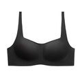 Nahtloser quadratischer Sport-BH in Schwarz mit komfortabler Jelly-Soft-Unterstützung - S / Schwarz