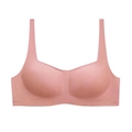Reggiseno senza cuciture rosa cipria con supporto in gel morbido per il comfort quotidiano - Rosa