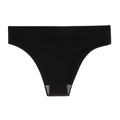 Nahtlose brasilianische Damenunterhose in Schwarz aus hochelastischem Nylon - S/M / Schwarz