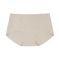 Seamless high-waisted nude antibacterial underwear for women with body shaping fit - Apricot Skin