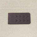 Dettaglio dell'estensore per reggiseno marrone senza cuciture a 2 file e 4 ganci - Taglia unica / Marrone (2 Righe)