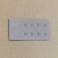 Graue nahtlose BH-Verlängerung mit 2 Hakenreihen für optimalen Komfort am Rückenband - Einheitsgröße / Grau Violett (2 Reihen)