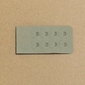 Nahtlose BH-Verlängerung in Olivgrau, 2 Haken 4 Augen, weicher Stoffstruktur - Einheitsgröße / Grün (2 Reihen)