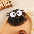 Fermaglio per capelli a ragno di Halloween con rete glitterata e stelle dorate su vassoio - Halloween Tulle Skirt Hair Clip - Spider