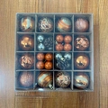 Christmas tree ball ornaments set in copper and gold tones with mixed textures - Orange Style