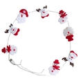Guirnalda de luces USB de Navidad con figuras de Papá Noel, reno y muñeco de nieve - Estilo Mixto / Guirnalda 1.6m