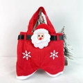 Creatieve rode Kerstman broek cadeauzakje met riem en handvat voor snoepgoed decor - Kerstman Stijl Groot