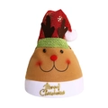 Bonnet de Noël renne avec paillettes rouges et texte doré Merry Christmas - Chapeau Renne de Noël