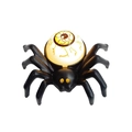 Candela LED ragno di Halloween con bulbo oculare luminoso per decorazioni paurose - Luce Ragno con Bulbo Oculare Arancione