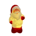 Simpatica luce notturna di Babbo Natale con LED giallo caldo e decorazioni a stella sul corpo - Babbo Natale Luce Calda