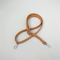 Tracolla regolabile in pelle PU color cammello con fibbie argentate per borse a mano - Quadri Cachi Fibbia Argentata