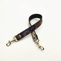 Blue snakeskin pattern replacement handbag shoulder strap with gold metal lobster clasps - Pink Snake Pattern