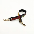 Colorful snake print PU leather handbag strap with gold metal lobster clasps for bags - Yellow Snake Pattern