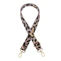 Verstellbarer Taschenriemen mit Leopardenmuster, goldenen Karabinern und Metallschnalle - Goldschnalle / Nr.2 Rosa